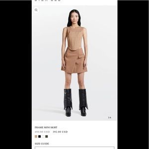 Dion Lee FRAME MINI SKIRT